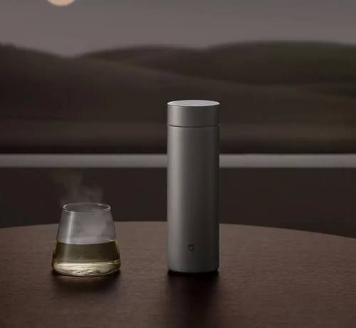 XIAOMI MIJIA Dark Grey Pure Titanium Thermos Cup