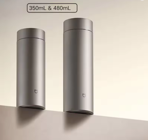 XIAOMI MIJIA Dark Grey Pure Titanium Thermos Cup