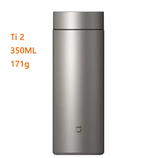 XIAOMI MIJIA Dark Grey Pure Titanium Thermos Cup