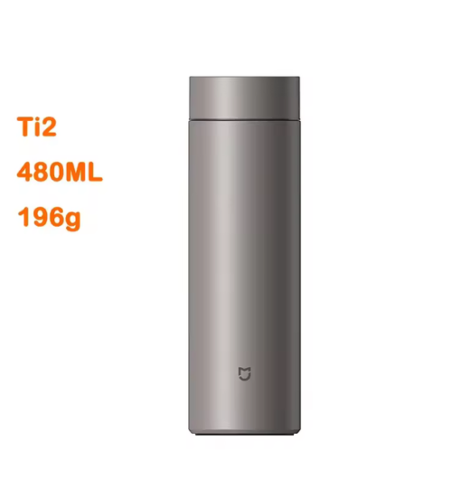 XIAOMI MIJIA Dark Grey Pure Titanium Thermos Cup