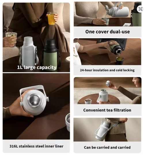 XIAOMI MIJIA 1L Insulated Vacuum Water Cup