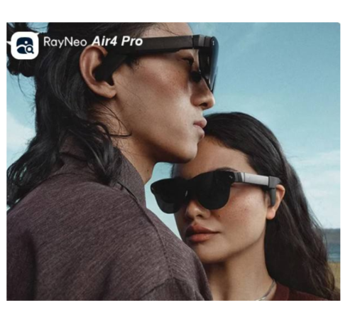 RayNeo Air 4 Pro AR Glasses with audio by B&O