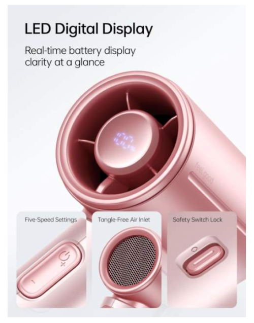 JISULIFE Mini Handheld Fan 9 S