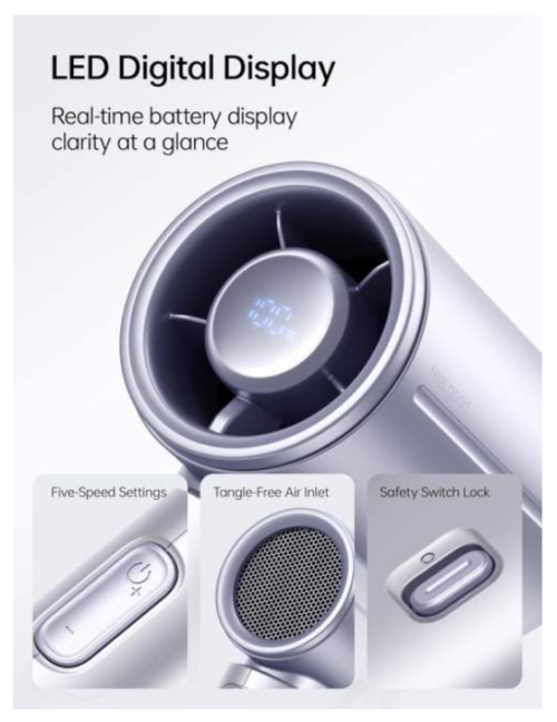 JISULIFE Mini Handheld Fan 9 S