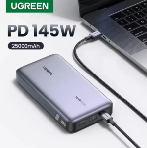 UGREEN 165W Power Bank 25000mAh with Built-in USB-C Cables