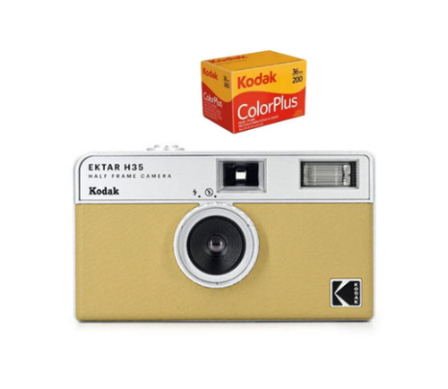KODAK EKTAR H35 Half Frame Camera 35mm  Reusable Film Camera With Flash