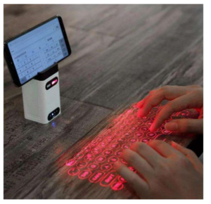 Portable Bluetooth Virtual Laser Keyboard