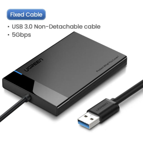 UGREEN 2.5 Inch SATA HDD SSD Enclosure USB-C 6Gbps