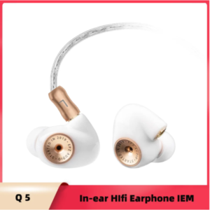 EPZ Q5 HiFi IEM Earbuds, MMCX Detachable Cable, Ceramic Carbon Nano Driver