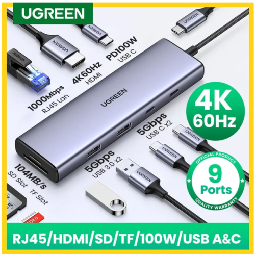 UGREEN USB-C Hub 4K@60Hz Multiport Adapter