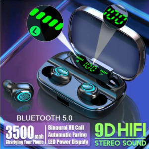 TWS Wireless Earbuds, Bluetooth Sport Headset, IPX5 Waterproof, Low Latency Gaming