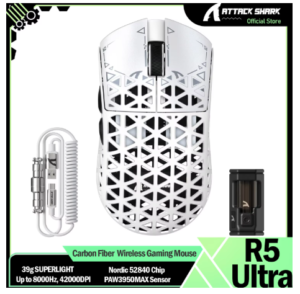 ATTACK SHARK R5 Ultra Wireless Gaming Mouse