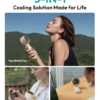 AECOOLY Portable Handheld Fan Halo 02 5000mAH