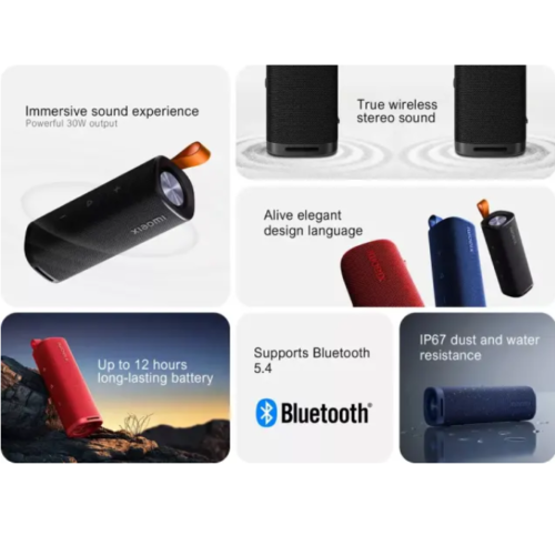 Xiaomi Wireless Speaker Portable Bluetooth Waterproof Loud Bass Outdoor Speakers