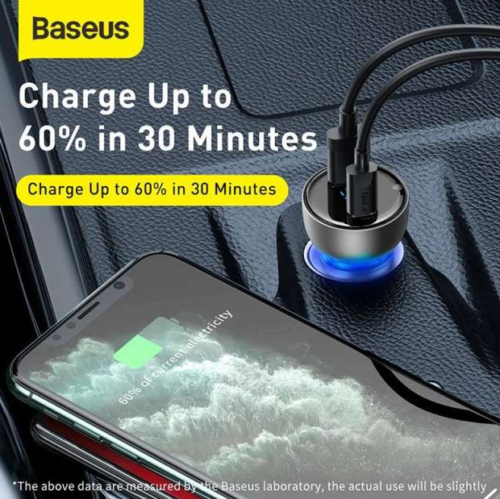 Baseus Car Charger PD 65W Fast Charging