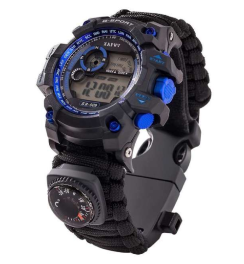 Screenshot_117 Survival Watch with Paracord, Knife, Compass & Whistle