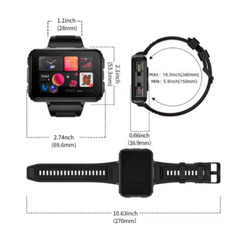 LOKMAT APPLLP 5 MAX 4G Android Smartwatch