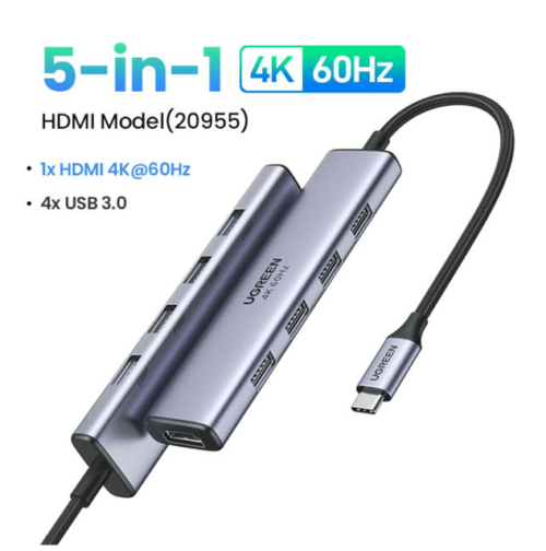 UGREEN USB-C Hub 4K@60Hz Multiport Adapter