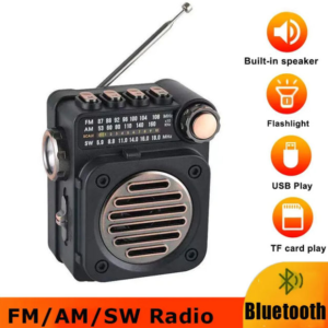 Multi-Function Pocket Radio & Bluetooth Speaker