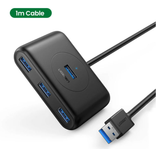 UGREEN 4-Port USB 3.0 Hub 5Gbps with Power Port