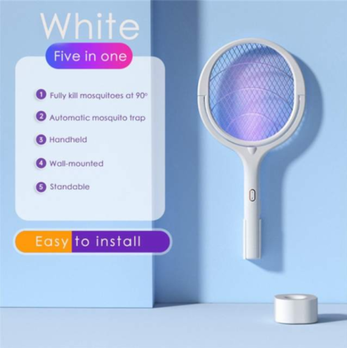 Xiaomi 5 In1 Electric USB Rechargeable Electric Mosquito Swatter Killer Lamp