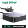 UGREEN Nexode 200W GaN 6-Port Desktop Charger