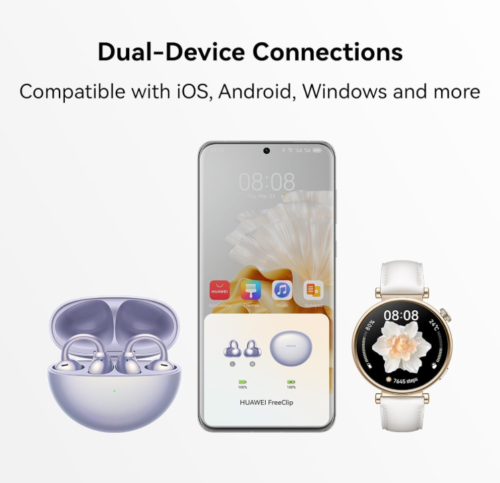 HUAWEI FreeClip Wireless Earbuds Open Wireless Bluetooth Earphone