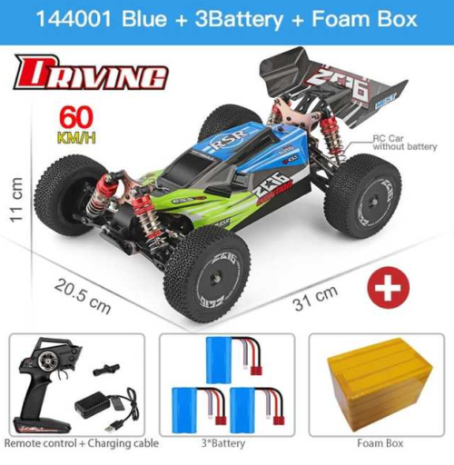 WLtoys 144001 1/14 Scale 70km/h 4WD Brushless RC Buggy