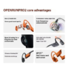 SHOKZ OpenRun Pro 2 S820 Bone Conduction Earphones