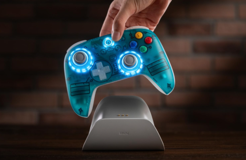 8BitDo Ultimate 2 Wireless Game Controller Clear Blue
