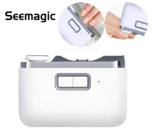 Seemagic 2-in-1 Electric Automatic Nail Clipper with Light