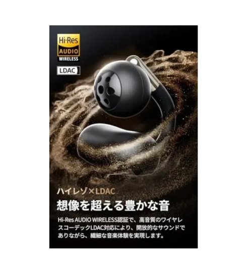 SOUNDPEATS Clip1 Wireless Open-Ear Earbuds Hi-Res LDAC Bluetooth
