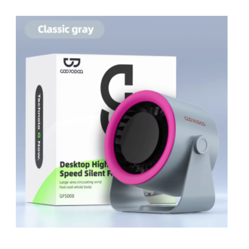 GOOJODOQ 4000mAh Digital Desktop Fan