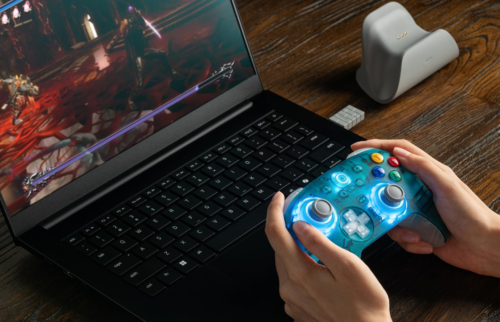 8BitDo Ultimate 2 Wireless Game Controller Clear Blue
