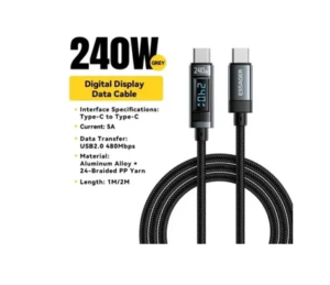 ESSAGER 240W USB-C to USB-C Digital Display Cable