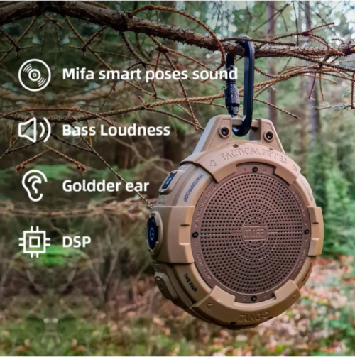 MIFA Tango Portable Bluetooth Speaker with Flashlight