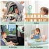 JisuLife Stroller Fan Life2S Bladeless Turbo Fan