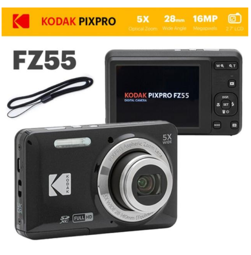 NEW KODAK PIXPRO FZ55 16MP Digital Camera