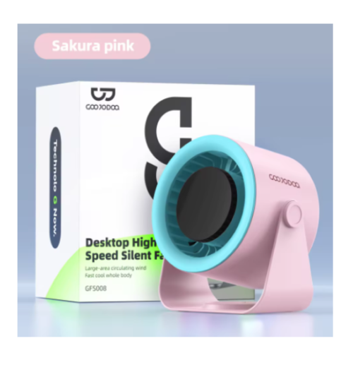 GOOJODOQ 4000mAh Digital Desktop Fan