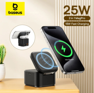 Baseus 25W 2 in 1 Magnetic Wireless Charger Stand
