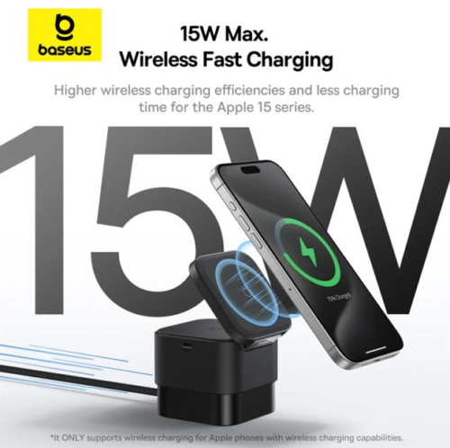 Baseus 25W 2 in 1 Magnetic Wireless Charger Stand