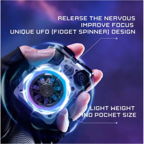 Muzen Cyber Cube-Pro Portable Bluetooth Speaker with Fidget Spinner
