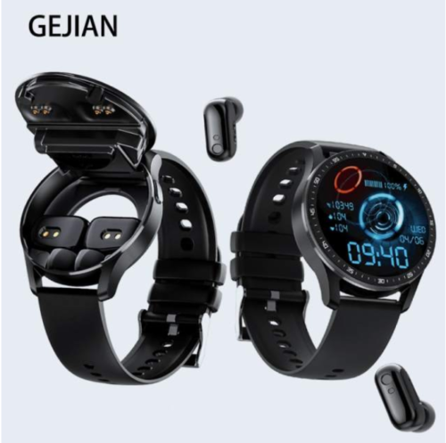 Gejian X7 2-in-1 Smartwatch & TWS Earbuds, Bluetooth Call, Health Monitor