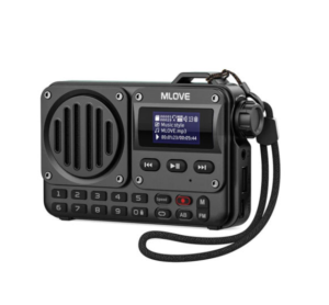 MLOVE BV800 Portable Bluetooth Speaker with FM Radio & LCD