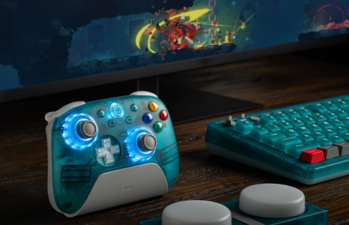 8BitDo Ultimate 2 Wireless Game Controller Clear Blue