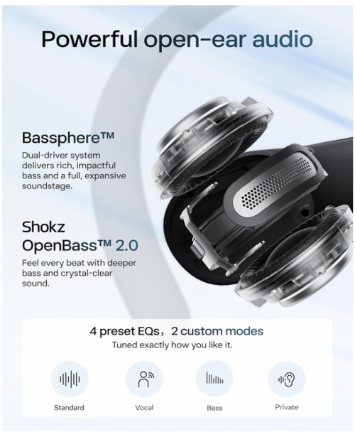 SHOKZ OpenFit Air 2 T250 Earphones