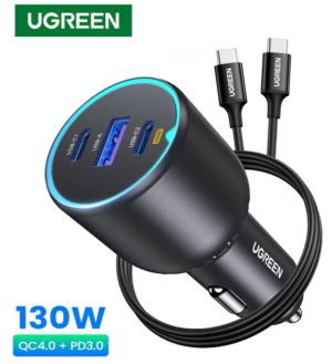 New UGREEN 130W USB C Car Charger