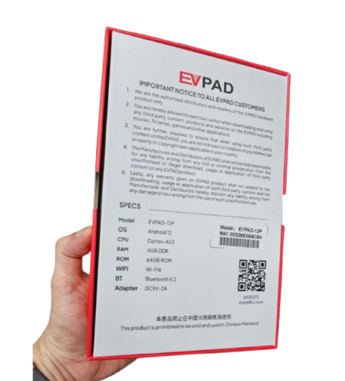 NEW EVPAD 12P TV BOX (4+64GB)