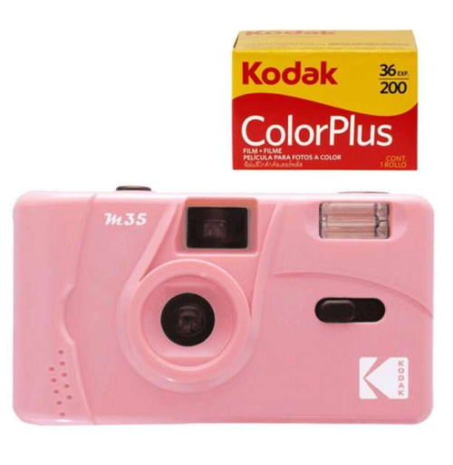 Kodak Vintage Retro M35 35mm Reusable Film Camera with Flash