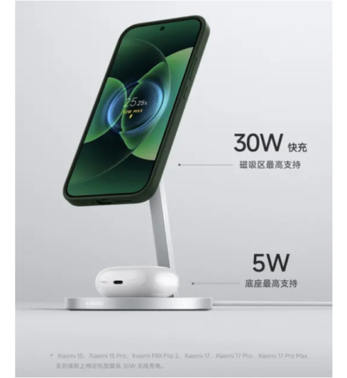 Xiaomi 30W 2in1 Magnetic Wireless Charger
